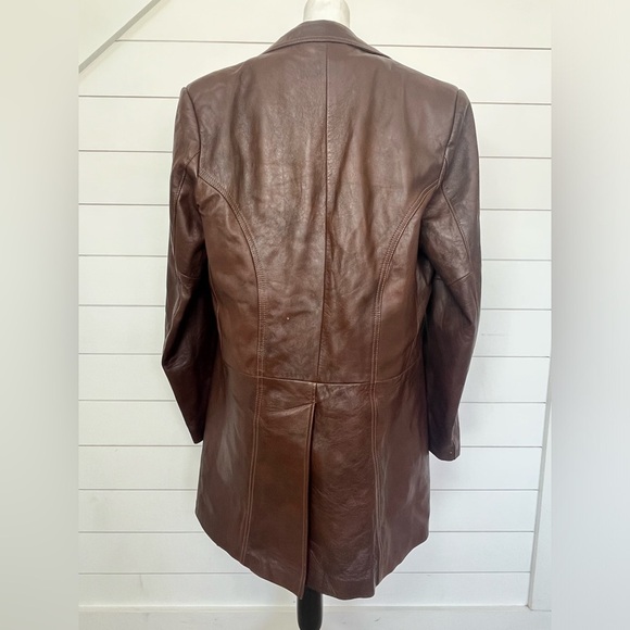 Vintage Grais Angel Skin Cabretta Leather Coat Wool Vest Liner Mens 40L Made USA - Picture 2 of 16